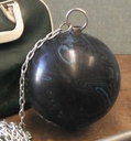 Bowling Ball (with chain/clasp)