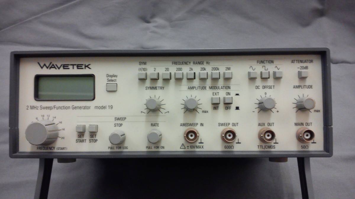 Signal Generators Wavetek Model 19 2mhz Sweepfunction Generator Business And Industrial Signal 3146