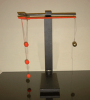 Spheres on a String