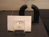 Current Produced in a Moving Coil by a Magnetic Field (Faraday's Law)