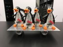 Penguin Metronome Synchronization