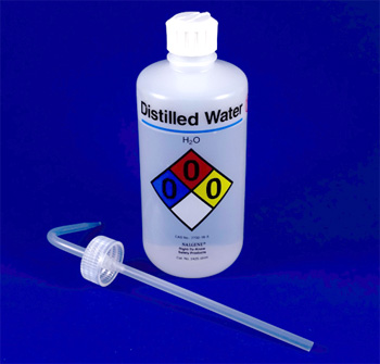 distilled water